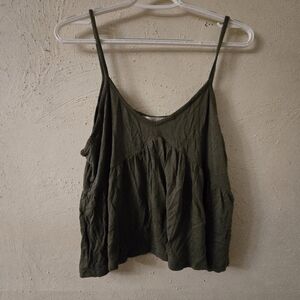 Double Zero Dark Olive Camisole Top